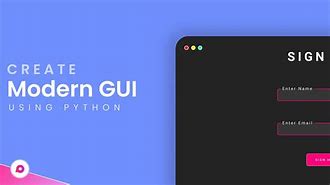 Image result for Modern Python GUI Design