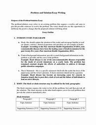 Image result for Solution Essay Example