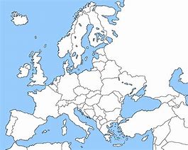 Image result for Map of Europe 1960 Blank