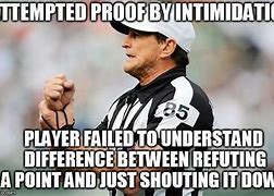 Image result for Referee Argument Memes