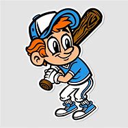 Image result for Cartoon Baseball Player