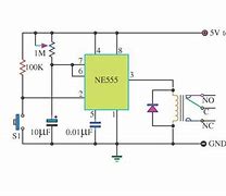 Image result for Simple 555 Timer Circuit