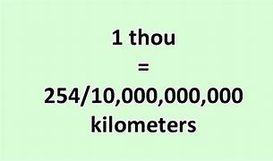 Image result for Thou Length