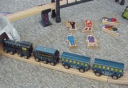 Image result for Polar Express Toy Train Wooden