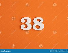 Image result for Number 38 Font