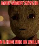 Image result for Good Morning Baby Groot Meme