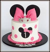 Image result for minnie mouse 1 cakes