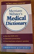 Image result for Medical Dictionary Merriam-Webster