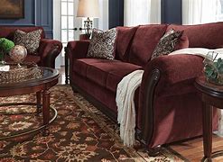 Image result for Burgundy Living Room Set