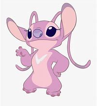 Image result for Pink Stitch Cartoon Character