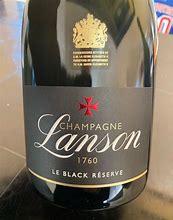 Image result for Lanson 1760 Black Label Champagne