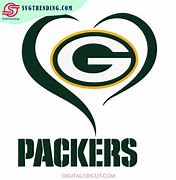 Image result for Green Bay Packers Logo Silhouette Heart