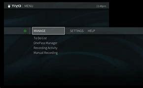 Image result for TiVo Main Menu