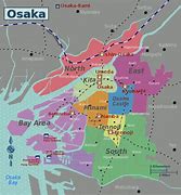 Image result for Osaka Main City Map