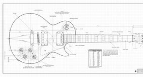 Image result for Les Paul Guitar Blueprints