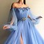 Image result for Baby Blue Silk Dress for Prom
