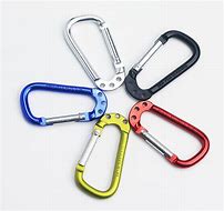 Image result for Carabiner Clip Key Chain Hook White