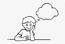 Image result for Person Thinking Clip Art Black and White