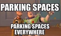 Image result for Parking Space Meme