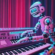 Image result for Robot Playing Synths