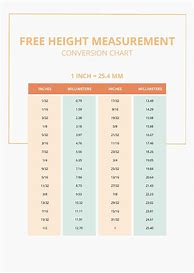 Image result for Height Measurement Chart Feet to Cm