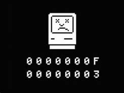 Image result for Macintosh Crash Screen