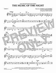 Image result for Phantom of the Opera Violin Sheet Music