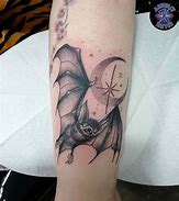 Image result for Feminine Bat Tattoo