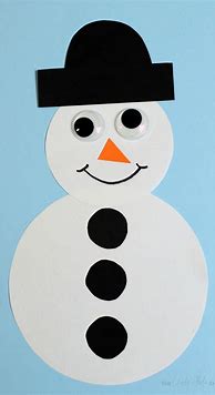 Image result for Snowman Cut Out Craft