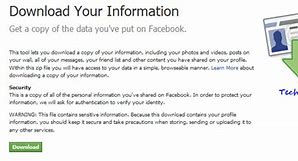 Image result for Downloaded Facebook Information Messages