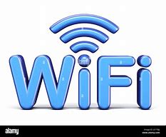 Image result for Wi-Fi Symbol with a Keyhole Blue