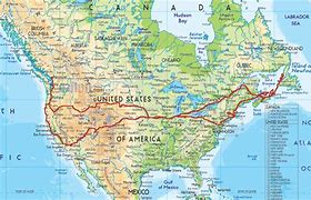 Image result for North America Road Map