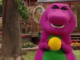 Image result for Barney the Purple Dinosaur Meme