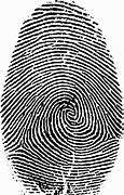 Image result for Black and White Fingerprint PNG