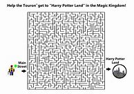 Image result for Pritnable Harry Potter Maze