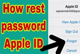 Image result for Apple ID Password Reset Current