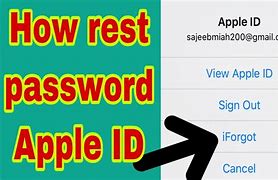 Image result for How to Reset Your Apple ID Password