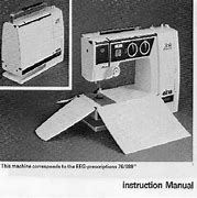 Image result for Elna Sewing Machine Instruction Manual 5100