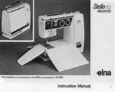 Image result for Elna Sewing Machine Manual Free Download