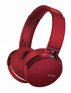 Image result for Red Color Sony MDR Headphones