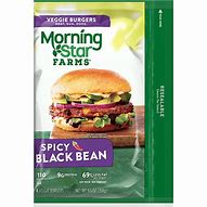 Image result for Morningstar Spicy Black Bean Burger