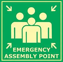 Image result for Assembly Point Sign Board