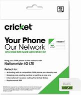 Image result for Cricket Sim Card Activation Kit