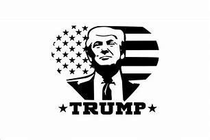 Image result for Trump Logo Black Round