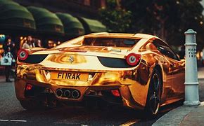 Image result for Gold Ferrari Background
