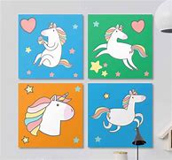 Image result for Number 4 Four Unicorn