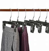 Image result for Plastic Single Clip Hangers Pants