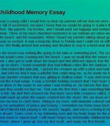 Image result for My Favorite Childhood Memory Essay