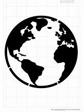 Image result for Earth Stencil
