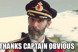 Image result for captain obvious memes